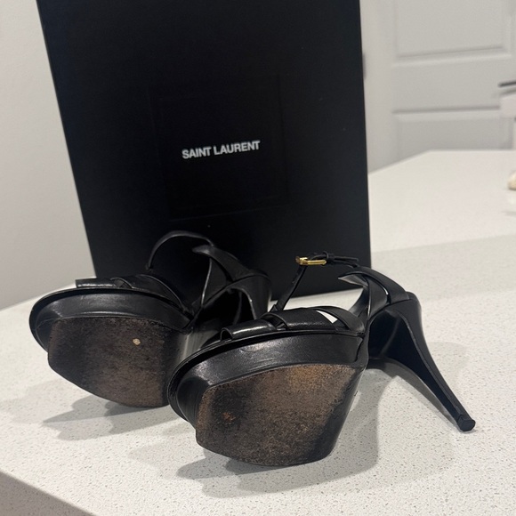 Saint Laurent Black Tribute heels- Size 37 - Picture 4 of 7